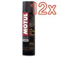 PACK 12 MOTUL OIL SPRAY A2 AIR FILTER (400 ml)