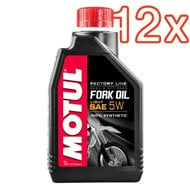 PACK 12 ACEITE MOTUL FL LIGHT 5W HORQUILLA (1 LITRO)