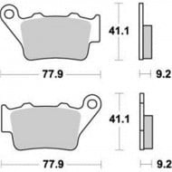 Pastilhas de freio dianteiras MOTO-MASTER BETA RR 250/300/390/430/480 ENDURO 4T (2015)
