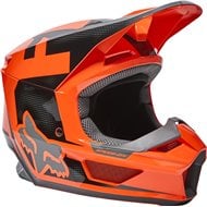 CASCO INFANTIL FOX V1 DIER ECE 2022 COLOR NARANJA FLUOR
