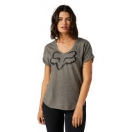 T-shirt femme FOX BOUNDARY couleur gris graphite