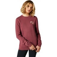 SUDADERA MUJER FOX SENT CREW COLOR NEBLINA PÚRPURA-28199-298-