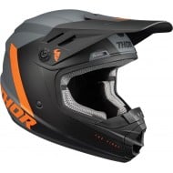 THOR YOUTH SECTOR CHEV HELMET COLOUR GREY / ORANGE