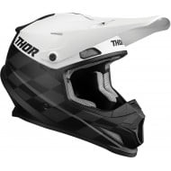 CASQUE THOR SECTOR CHEV BIRDRK COLOR NOIR / BLANC