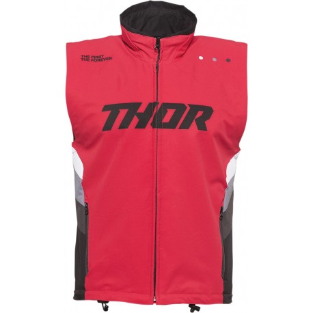 CHALECO THOR WARMUP COLOR ROJO / NEGRO-THOR-28300589-