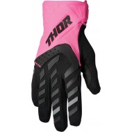 OUTLET GANTS FEMME THOR SPECTRUM COULEUR ROSE / NOIR