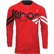 THOR PULSE CUBE JERSEY COLOUR RED / WHITE