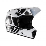 OUTLET CAPACETE LEATT MOTO 3.5 V22 COR BRANCA [LIQUIDACAOESTOQUE]