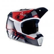 OUTLET CAPACETE LEATT MOTO 3.5 V22 COR AZUL ROYAL