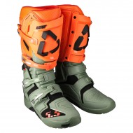 OFFER LEATT 5.5 FLEXLOCK ENDURO BOOTS OUTLET GREEN CACTUS