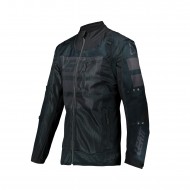 CHAQUETA LEATT MOTO 4.5 X-FLOW 2022 COLOR NEGRO-LB502100022X-
