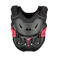 PETO INFANTIL LEATT 2.5 MINI COLOR NEGRO / ROJO - TALLA 110-134 CM