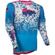 CAMISETA MOOSE AGROID COLOR AZUL/ROSA/BLANCO [LIQUIDACIONSTOCK]