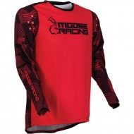 T-shirt Moose Agroid couleur rouge/noir [LIQUIDATIONSTOCK]