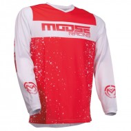 MOOSE QUALIFIER JERSEY COLOUR RED/WHITE