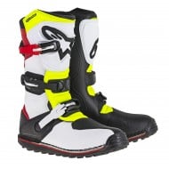 ALPINESTARS TECH T BOOTS COLOUR WHITE / RED / YELLOW FLUO / BLACK
