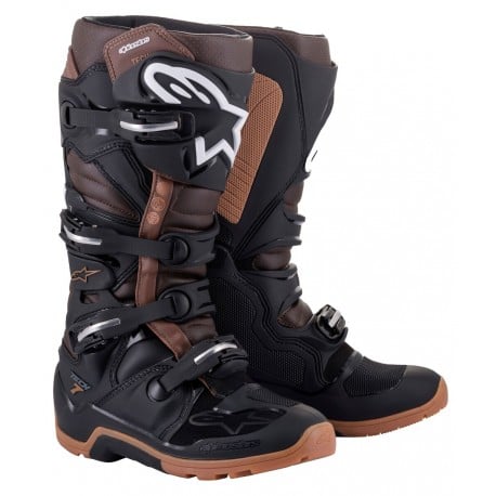 BOTAS ALPINESTARS TECH 7 ENDURO 2022 COLOR NEGRO / MARRÓN