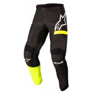 Pantalons pour enfants ALPINESTARS RACER CHASER couleur noir / jaune fluo