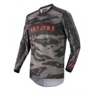 T-shirt Alpinestars Racer Tactical couleur noir / camouflage gris / rouge fluo [LIQUIDATIONSTOCK]