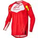 ALPINESTARS TECHSTAR FACTORY JERSEY 2022 COLOUR RED FLUO / WHITE / YELLOW FLUO