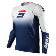T-SHIRT SHOT AEROLITE GRADIENT COLOR BLEU