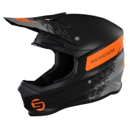 OFFER SHOT FURIOUS ROLL HELMET COLOUR BLACK / ORANGE MATT