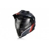 CASCO ACERBIS FLIP FS-606 2022 COLOR GRIS/ROJO-0022310.295-