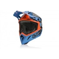 CASCO ACERBIS STEEL CARBON 2022 COLOR NARANJA/AZUL-0023424.204-