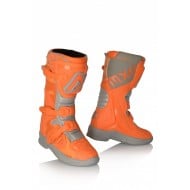 BOTAS INFANTIS ACERBIS ACERBIS X-TEAM COR LARANJA/CINZA