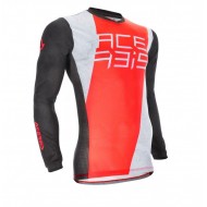 ACERBIS MX J-TRACK ONE JERSEY COLOUR WHITE/RED