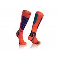 CALCETINES INFANTILES ACERBIS MX IMPACT COLOR NARANJA/AZUL