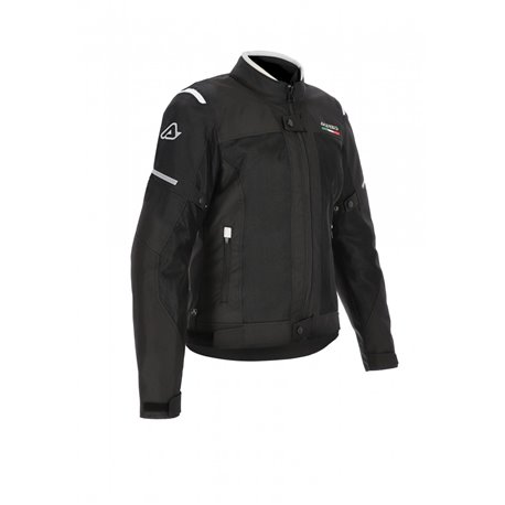 CHAQUETA MUJER ACERBIS CE ON ROAD RUBY 2022 COLOR NEGRO/BLANCO