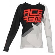 ACERBIS YOUTH MX J-WINDY ONE VENT JERSEY 2022 COLOUR WHITE/BLACK