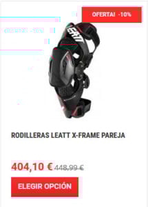 Carlos Quevedo @endurotraining, prueba las nuevas rodilleras LEATT
