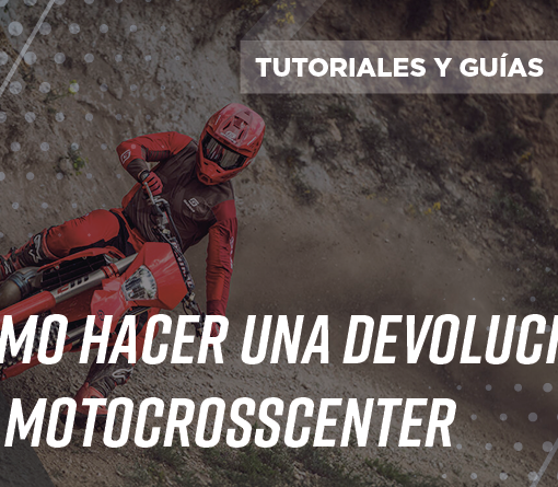 Pasos para gestionar una devolución en la web de Motocrosscenter