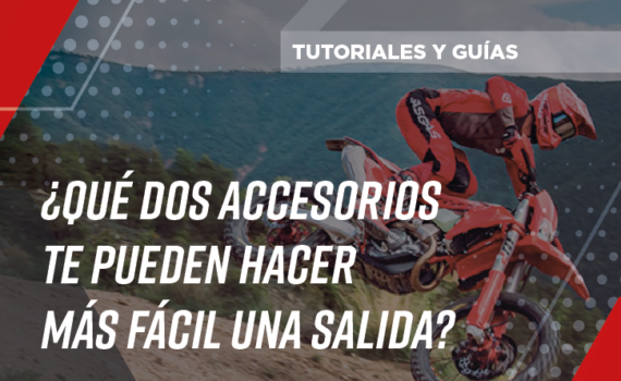 Dos accesorios prácticos para facilitar las salidas en moto.