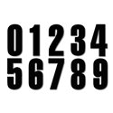 NUMBER STICKERS